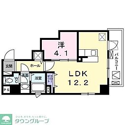 ローヤルマンション 1LDKの間取図画像