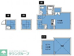 FAIR町屋2 1Kの間取図画像
