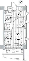 MAKES浅草イースト 1LDKの間取図画像