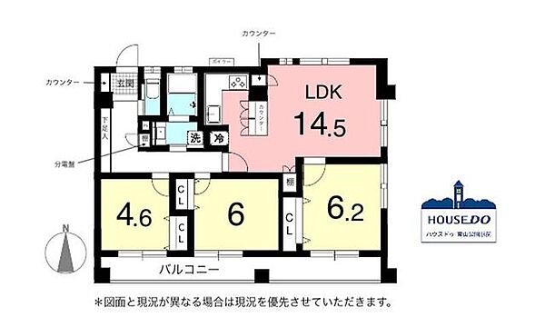 間取りを拡大表示