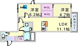 西新町駅 11.1万円