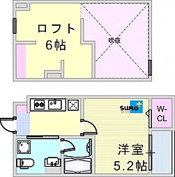 西新町駅 5.0万円