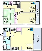 レークサイドタウン　A 5 ｜ 兵庫県明石市大久保町森田（賃貸アパート3LDK・1階・84.46㎡） その2