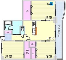 クレモナ山手 309 ｜ 兵庫県明石市大久保町西脇（賃貸マンション3LDK・3階・75.46㎡） その2