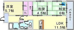 ラフェスタ二見 101 ｜ 兵庫県明石市二見町西二見（賃貸マンション3LDK・1階・69.16㎡） その2