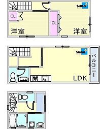 西新町駅 7.9万円