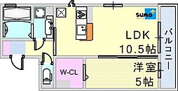 間取図画像 1LDK