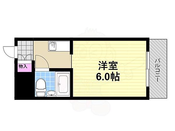 第五大朋マンション ｜大阪府大阪市住吉区墨江２丁目(賃貸マンション1K・4階・16.47㎡)の写真 その2