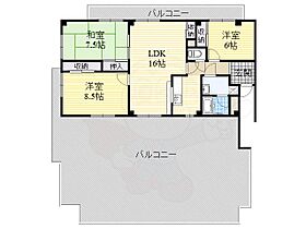 大阪府大阪市住吉区遠里小野６丁目（賃貸マンション3LDK・4階・81.84㎡） その2