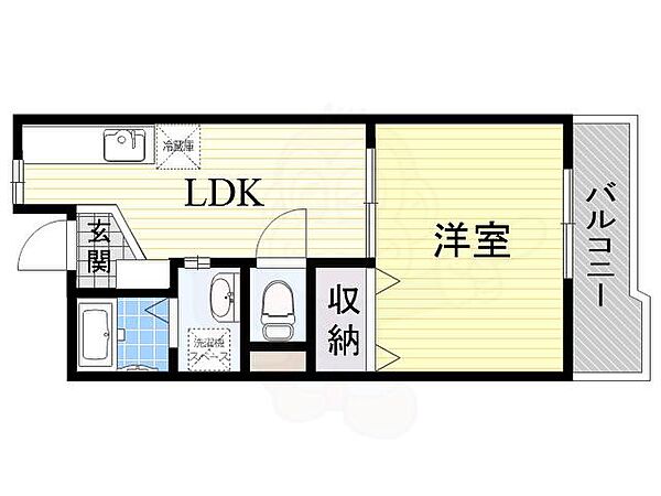 大阪府大阪市住吉区苅田９丁目(賃貸マンション1DK・2階・31.72㎡)の写真 その2