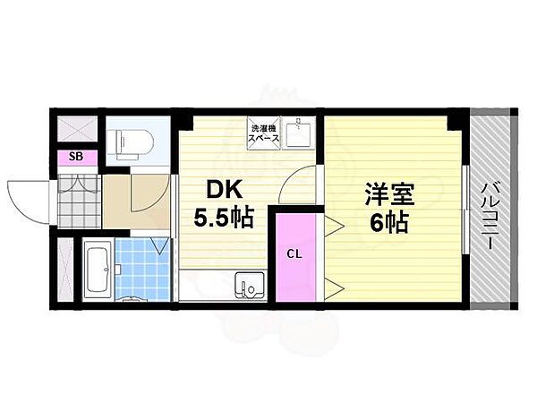 メゾンドールトキワ ｜大阪府堺市北区常磐町１丁(賃貸マンション1DK・2階・26.07㎡)の写真 その2