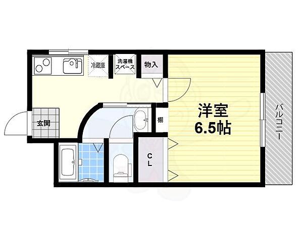 大阪府大阪市住吉区大領５丁目(賃貸マンション1DK・1階・27.00㎡)の写真 その2