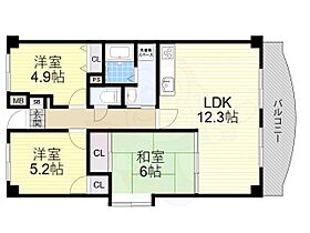 フローリッシュ天美  ｜ 大阪府松原市天美我堂２丁目（賃貸マンション3LDK・1階・62.00㎡） その2