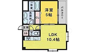 大阪府堺市堺区五月町（賃貸マンション1LDK・4階・41.25㎡） その2