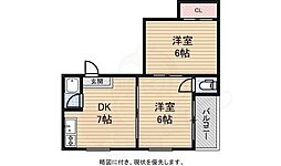 間取図画像 2DK