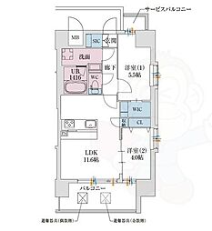 スプランディッドあびこ駅前DUE 9階/-