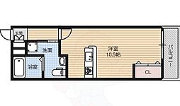 TKアンバーコート大町 ワンルームの間取図画像