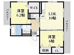 カトル中もずA棟 3階/-