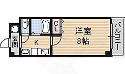 フェニックス 1Kの間取図画像