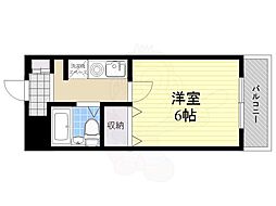 ももちゃんハイツ 1Kの間取図画像