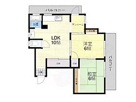 中井ハイツ  ｜ 大阪府大阪市城東区今福東３丁目（賃貸マンション2LDK・2階・44.00㎡） その2