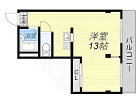 メゾン中央  ｜ 大阪府大阪市城東区中央１丁目（賃貸マンション1R・4階・34.00㎡） その2