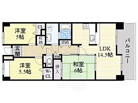 パードレ関目  ｜ 大阪府大阪市城東区関目１丁目（賃貸マンション3LDK・5階・73.61㎡） その2