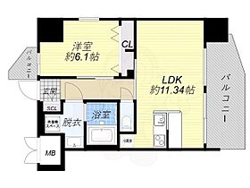 プレジオ都島ASIAN  ｜ 大阪府大阪市都島区都島本通４丁目（賃貸マンション1LDK・2階・42.75㎡） その2