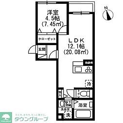 間取図画像 1LDK