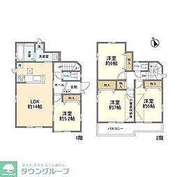 Kolet見沼蓮沼 4LDKの間取り