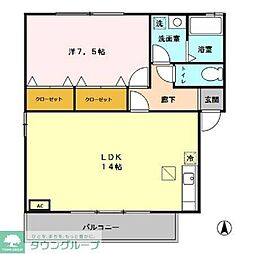 間取図画像 1LDK