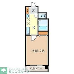 ドリーム1 1Kの間取図画像