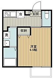 PREMIAGE指扇 1Kの間取図画像