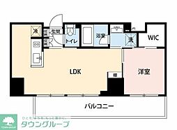 マイナビSTAY ekism さいたま新都心 1LDKの間取図画像