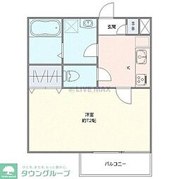(仮称)ジーメゾン大宮大成町 1Kの間取図画像