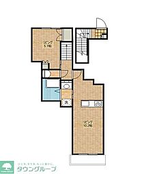 パレス氷川 1LDKの間取図画像