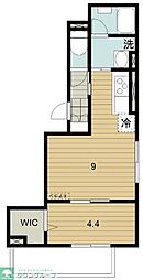 SAKURAビル 1LDKの間取図画像