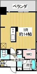 桜木MSK ワンルームの間取図画像