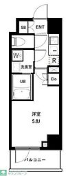 さいたま市南区辻8丁目マンション 1Kの間取図画像