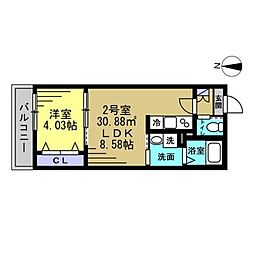 間取図画像 1LDK