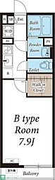 グレイス千葉中央 1Kの間取図画像