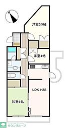 シャトルグランディ 3LDKの間取図画像