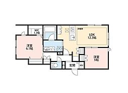 間取図画像 3LDK