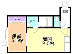 間取図画像 1LDK