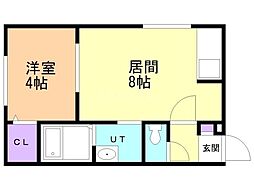 間取図画像 1LDK