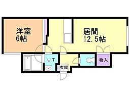 間取図画像 1LDK