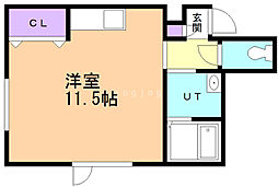 間取図画像 ワンルーム