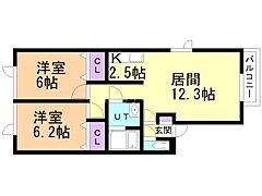 物件の間取り
