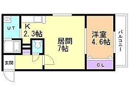 間取図画像 1LDK