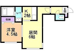 間取図画像 1LDK